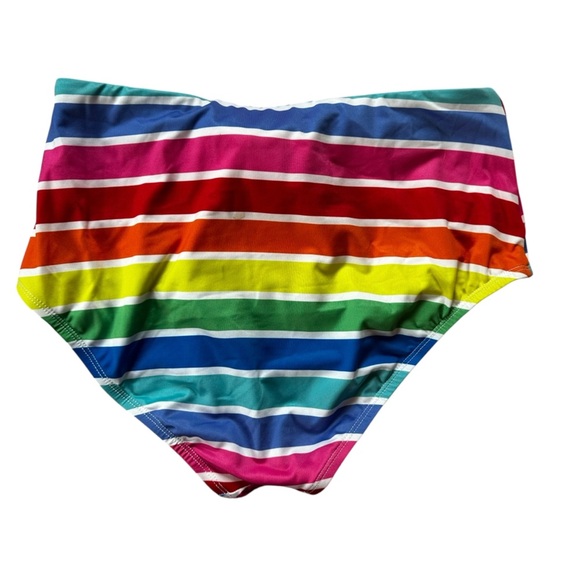 Modcloth Rainbow Striped Bikini - Picture 6 of 9